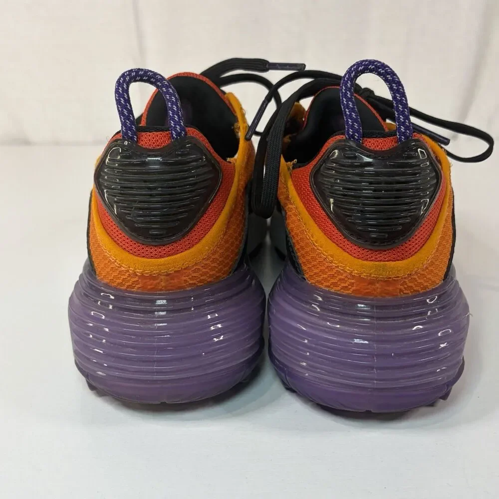 Nike Air Max 2090 Sneaker Magma Orange Eggplant 2020 CJ4066-800 Youth 3.5